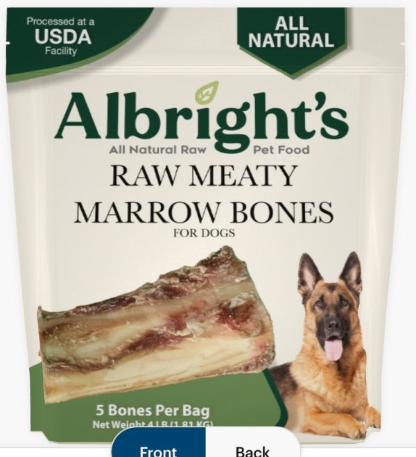 albright's raw meaty marrow bones